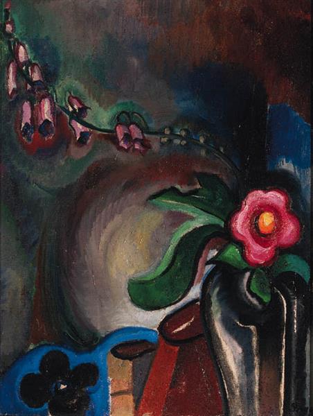 Still Life with Flowers, c.1916 - 1920 - Else Berg