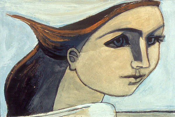 Self-Portrait (Figure in the Wind), 1944 - 弗朗索瓦·吉洛