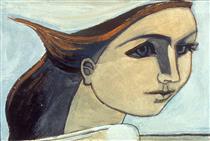 Self-Portrait (Figure in the Wind) - Франсуаза Жило