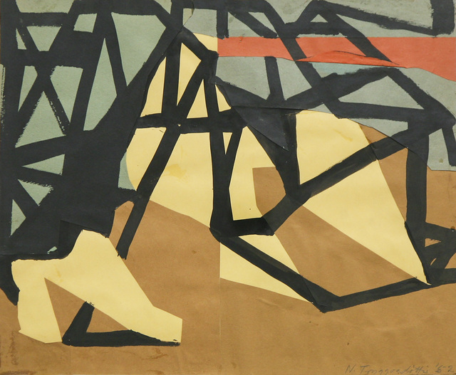 Deconstruction Piece No. 25 (NT-CP-52-25), 1952 - Nína Tryggvadóttir