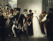 Marie Antoinette being taken to her Execution, October 16, 1793 - Уильям Гамильтон