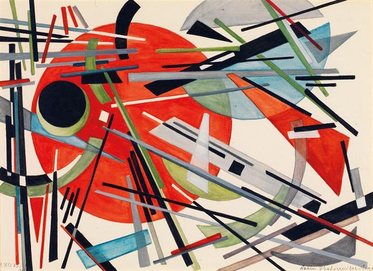 Composition, 1963 - Nadia Khodossiévitch-Léger