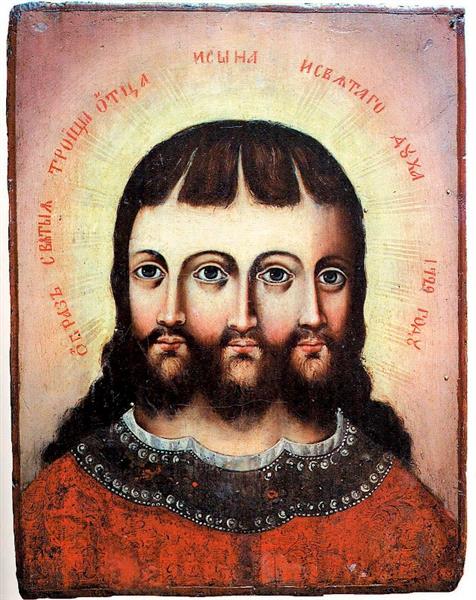 The Trinity of the Hypostatic of Tobolsk, 1729 - Orthodox Icons