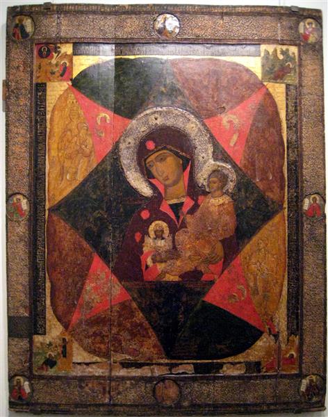 The Virgin of the Burning Bush, c.1550 - Orthodox Icons