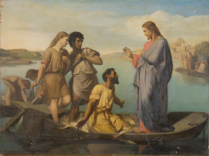 The Miraculous Draught, c.1850 - Henri-Pierre Picou
