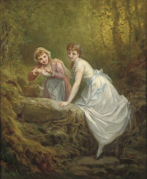 The Flower Pickers, 1881 - Анри-Пьер Пику