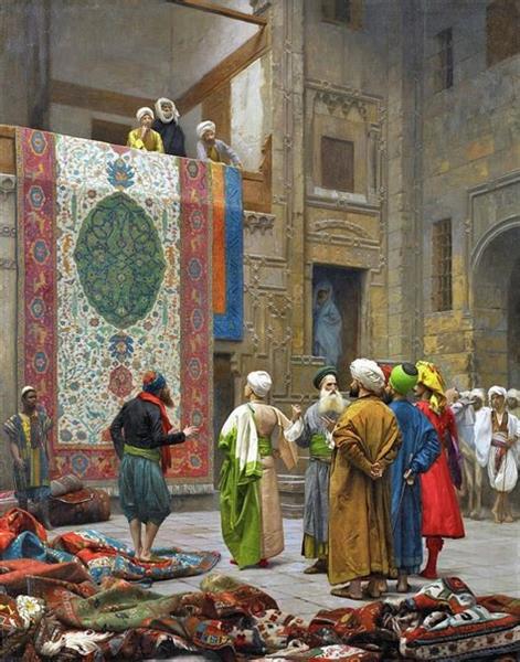 Marchand de tapis au Caire, 1887 - Jean-Léon Gérôme