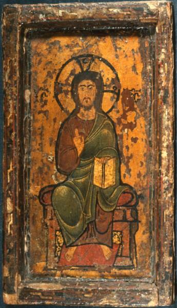 Christ Enthroned, c.1190 - Православные Иконы