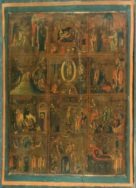 Twelve Holidays, c.1150 - Orthodox Icons