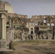 View of the Interior of the Colosseum - Крістофер Вільгельм Еккерсберг