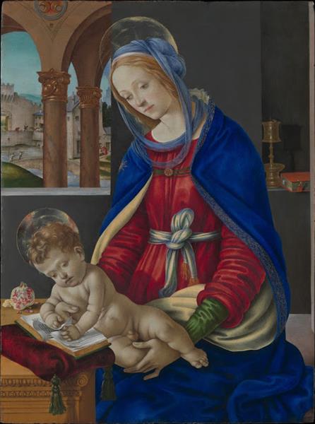 Madonna and Child, c.1484 - Филиппино Липпи