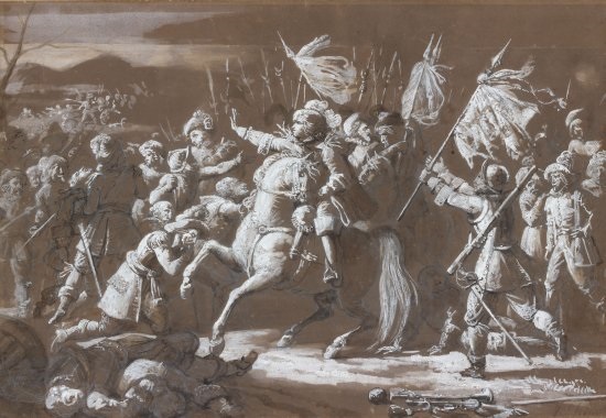 Battle of Rocroi, during the Thirty Years' War - Jean Victor Schnetz