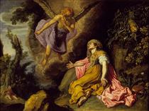 Hagar and the Angel - Pieter Lastman
