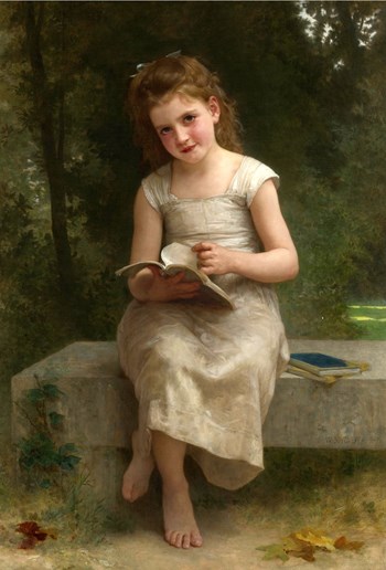 The Reading Girl, 1895 - William-Adolphe Bouguereau