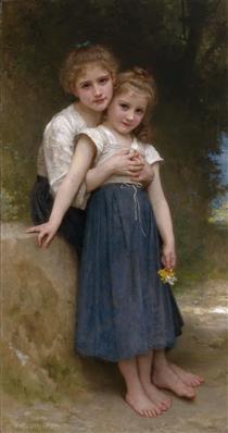 Two Sisters - William-Adolphe Bouguereau