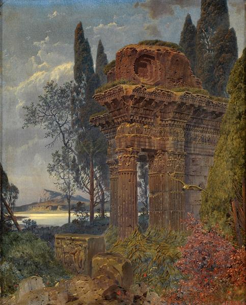 Ruinenlandschaft, 1888 - Ferdinand Knab