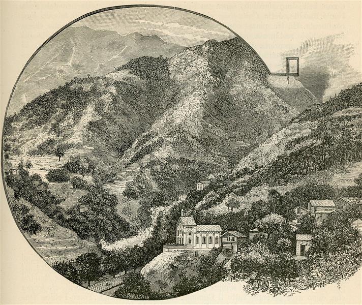 Borgata Di Pra Del Torno Presso Angrogna, 1890 - Giuseppe Barberis