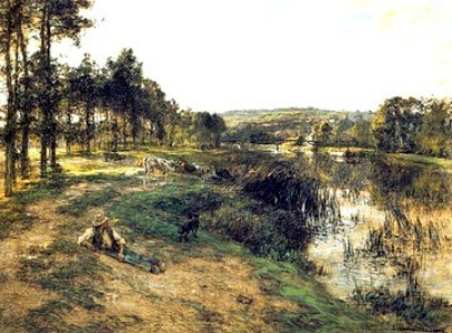 Landscape - Léon Augustin Lhermitte