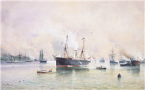 Ship at Strömmen - Anna Palm de Rosa