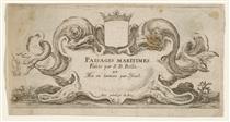 Title Plate for "Paysages Maritimes" - Stefano della Bella