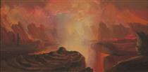 Halemaumau Close - Eruption - Charles Furneaux