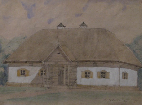 House In Lebedyn, 1949 - Василий Григорьевич Кричевский