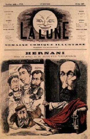 Cover of La Lune, 1867 - André Gill