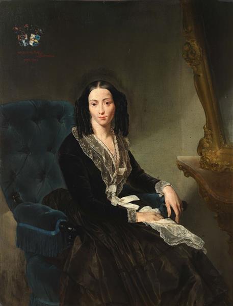 Portrait of a woman - Gerolamo Induno