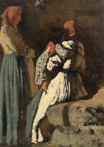Women in Montemurlo, 1862 - Vincenzo Cabianca