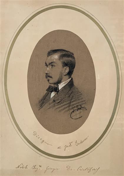 Portrait of a noble gentleman, c.1848 - Джироламо Индуно