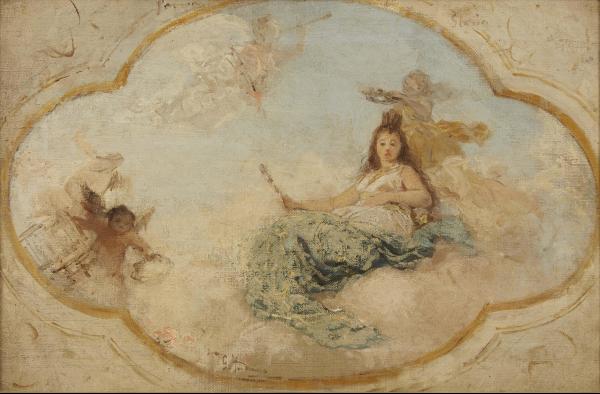 Study for fresco, c.1865 - Gerolamo Induno