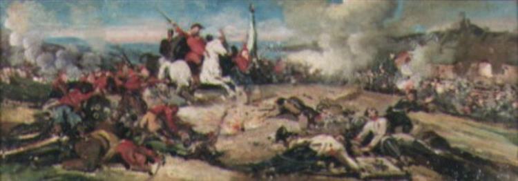 Battle scene, c.1861 - Michele Cammarano