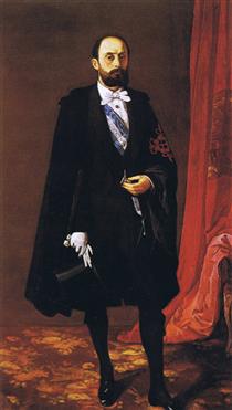 Portrait of Duke Fernán Núñez - Эдуардо Росалес