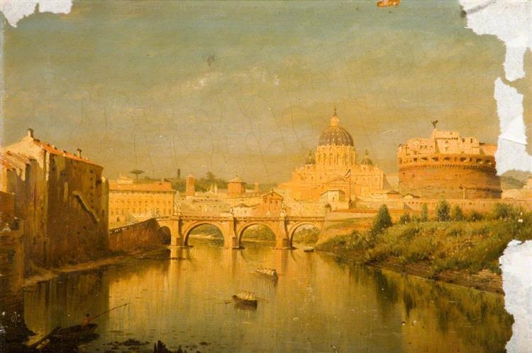 Rome, the Bridge of Sant'Angelo - John O'Connor