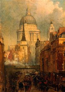 St Paul's from Ludgate Hill - Джон О'Коннор