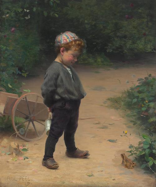 The Young Biologist, 1891 - Paul Peel