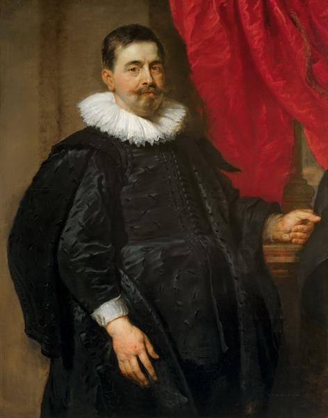 Portrait of a Man, Probably Peter Van Hecke, c.1630 - Пітер Пауль Рубенс