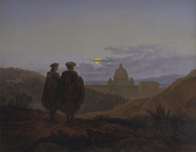 Remembrance Of Rome, 1839 - Carl Gustav Carus
