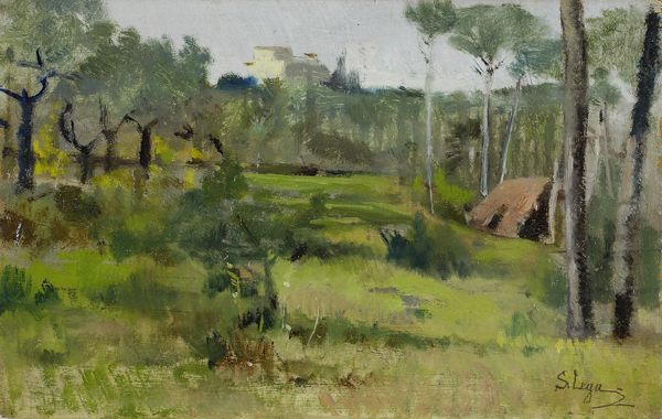 The hut on the farm, c.1880 - Silvestro Lega