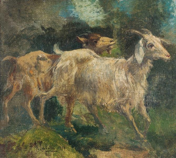 Goats, 1904 - Vincenzo Caprile