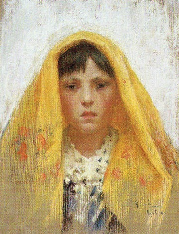 Girl, 1906 - Винченцо Каприле