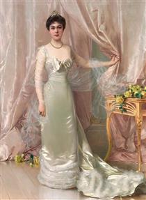Portrait of Princess Evelyne Colonna di Stigliano - Витторио Маттео Коркос