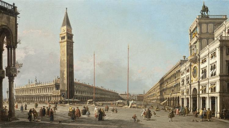 Piazza San Marco Looking South and West, 1763 - Каналетто