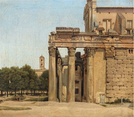Part of the Via Sacra, 1814 - Christoffer Wilhelm Eckersberg