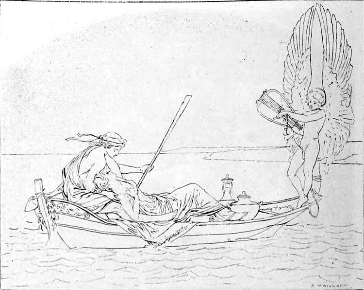 Love sailboat, c.1897 - Diogène Maillart