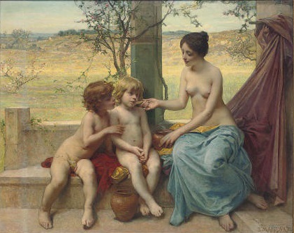 An allegory of motherhood, 1895 - Diogène Maillart