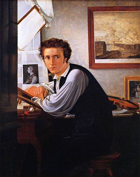 The Copperplate Engraver Carl Edvard Sonne, c.1826 - Ditlev Blunck