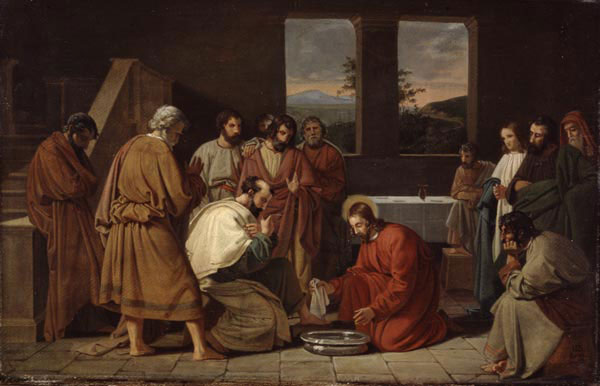 The Footwashing, 1831 - Ditlev Blunck