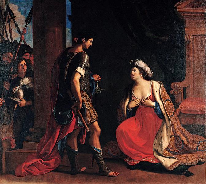 Cleopatra and Octavian - Guercino