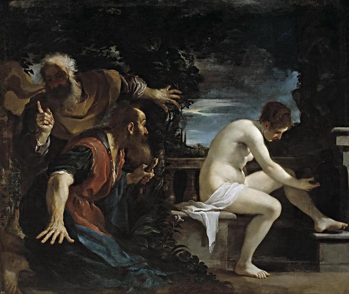 Susanna and the Elders, 1617 - Giovanni Francesco Barbieri